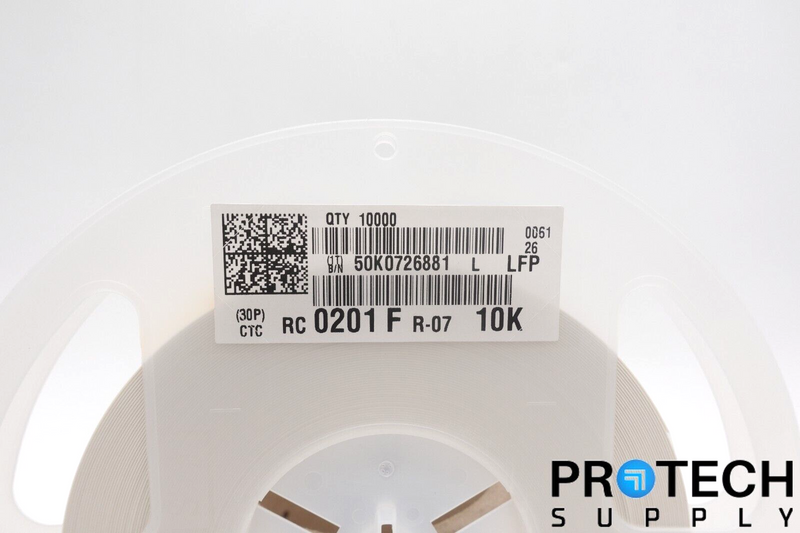 Load image into Gallery viewer, 10,000/Reel Yageo RC0201FR-0710KL Thick Film Resistors 10kOhm ±1% NEW & WARRANTY