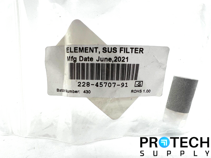 Load image into Gallery viewer, Shimadzu 228-45707-91 Stainless Steel Suction Filter Element NEW