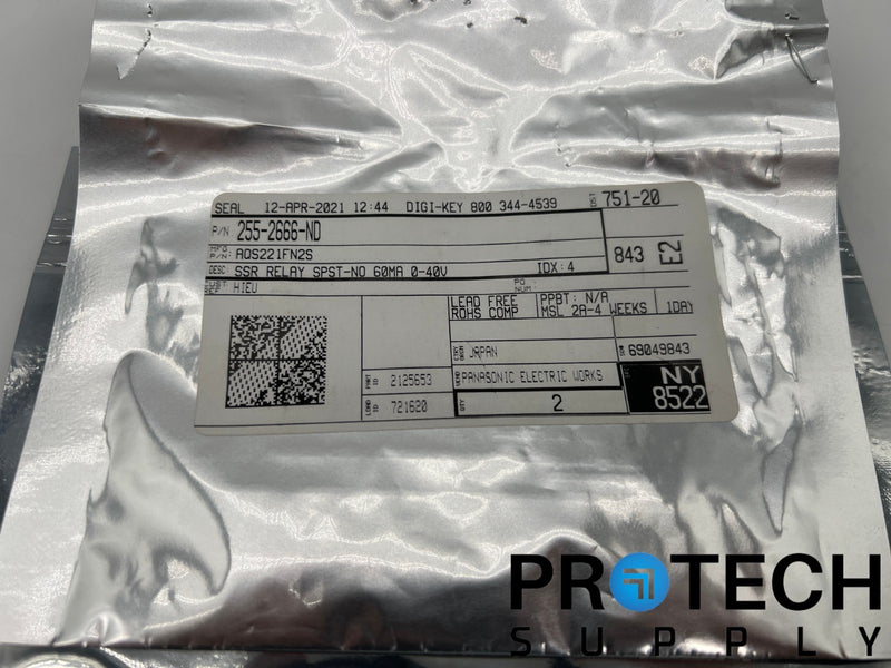 Load image into Gallery viewer, (2/Pk) Panasonic AQS221FN2S Solid-State Relay with WARRANTY