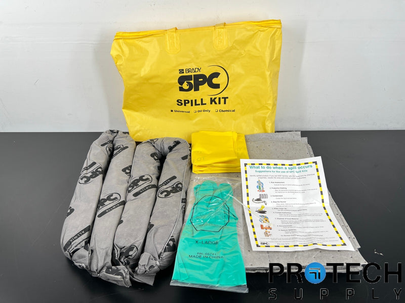 Load image into Gallery viewer, Lot of 3 Bags Brady SPC Economy Spill Kit SKA-PPE
