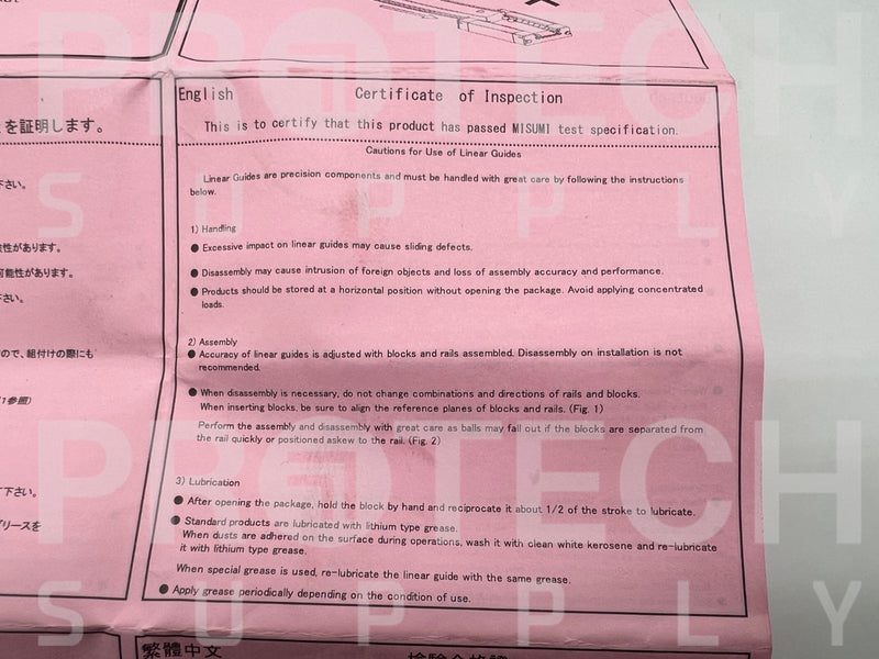 Load image into Gallery viewer, Misumi SSE2BNL13-460 Linear Guide 2 Slide Assembly NEW with WARRANTY