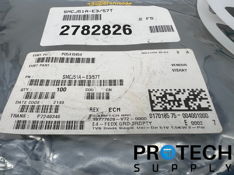 Load image into Gallery viewer, (100/Pk) Vishay General Semiconductor SMCJ51A-E3/57T Diode NEW w/ WARRANTY