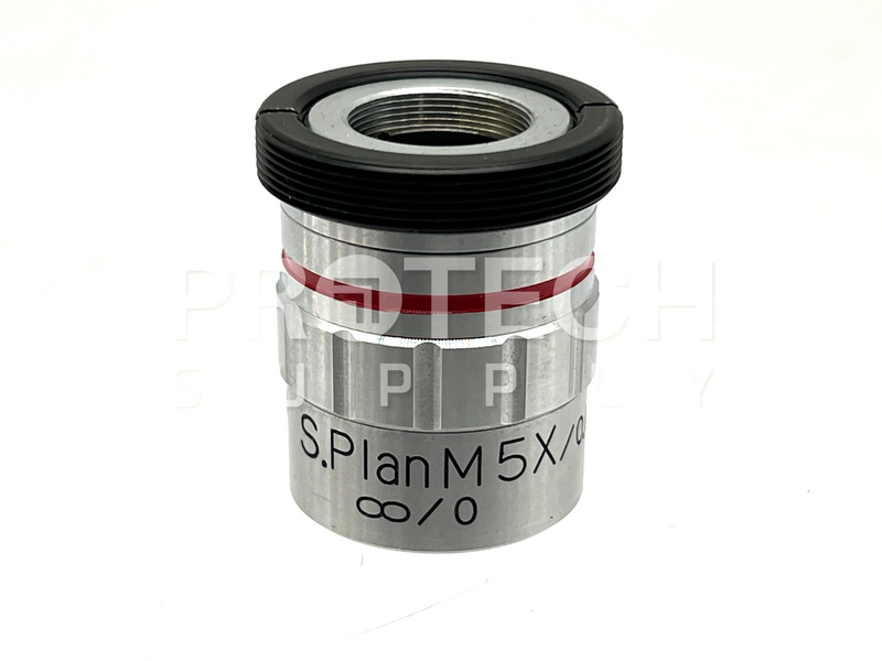 Load image into Gallery viewer, Meiji 14962 Microscope Objective S.Plan M5X/0.10 GUARANTEED
