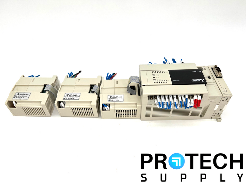 Load image into Gallery viewer, Mitsubishi MELSEC FX3U-32M CPU + AX2N-1PG Programmable Controller w/ WARRANTY