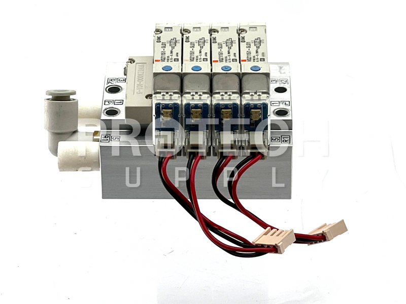 Load image into Gallery viewer, (Assy of 4) SMC VQZ1151-5L01 Solenoid Valve + Base Mount GUARANTEED