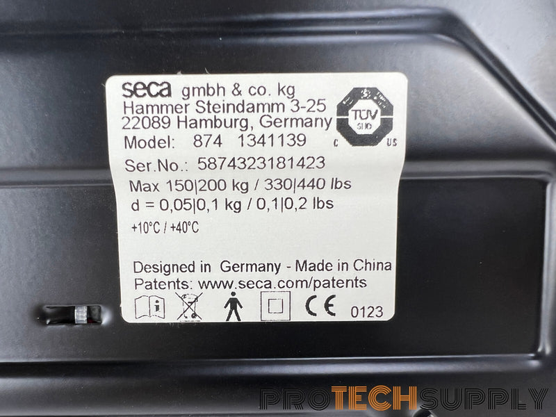 Load image into Gallery viewer, Seca 874 Flat Doctor Scale with Push Buttons with WARRANTY