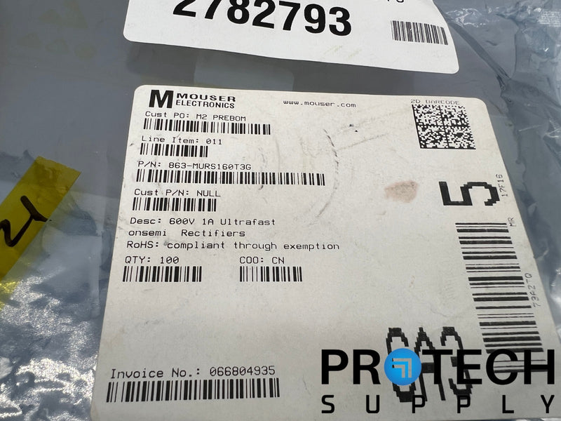 Load image into Gallery viewer, (90/Reel) Onsemi 863-MURS160T3G Diode with WARRANTY