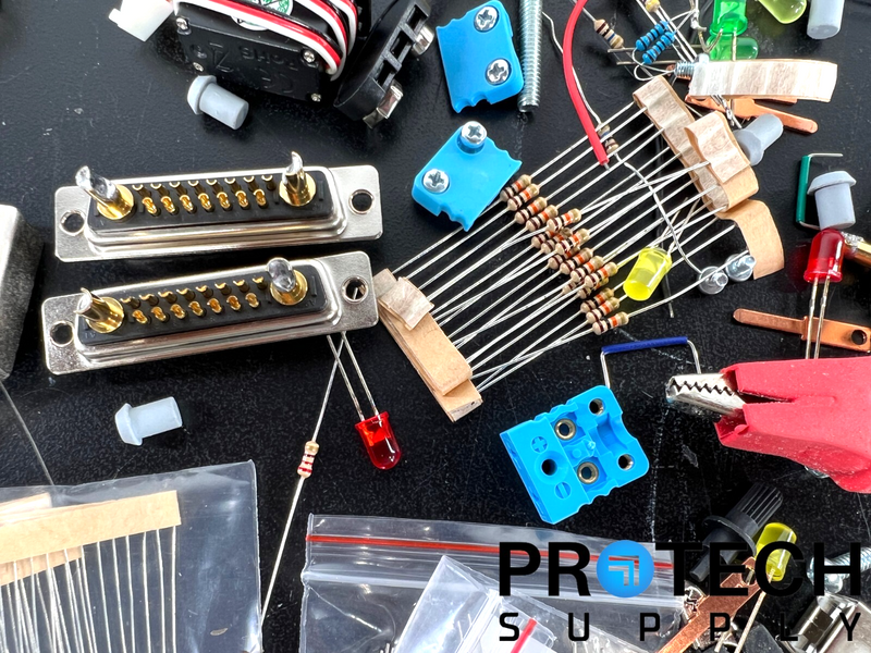 Load image into Gallery viewer, Lot of Misc. Industrial Hardware / Connectors / Resistors