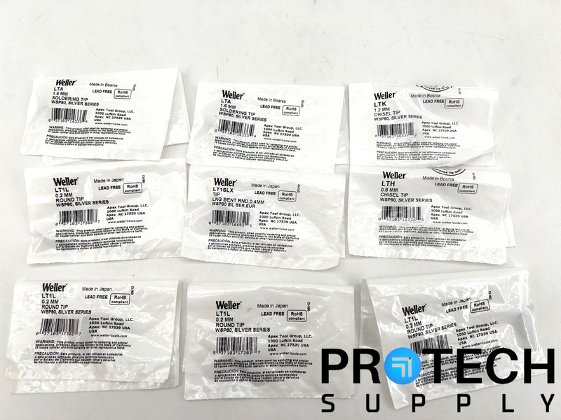 Load image into Gallery viewer, (Lot of 9) Weller LT1L / LT1SLX / LTK / LTH / LTA Soldering Tips