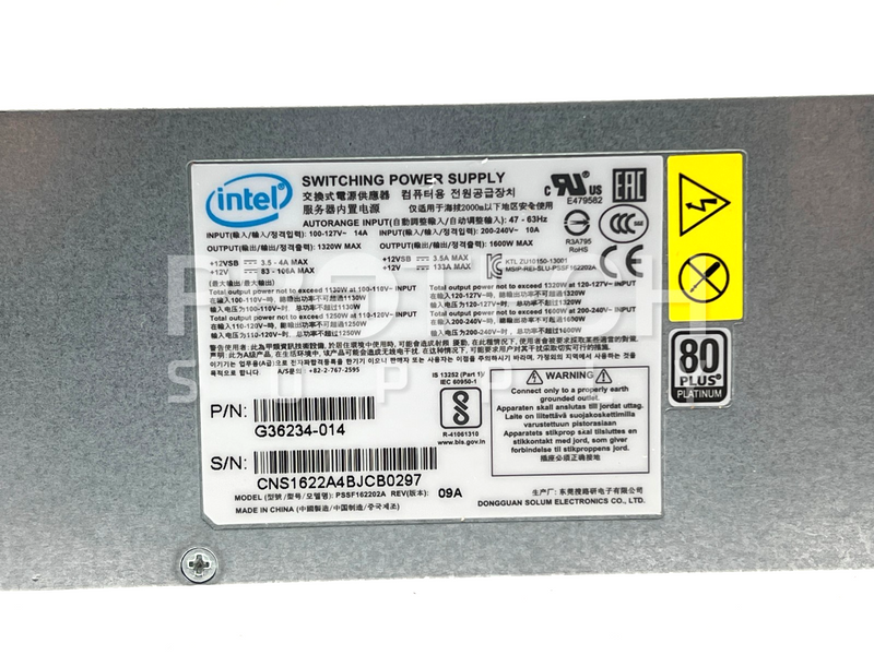 Load image into Gallery viewer, Intel G36234-014 Switching Power Supply with WARRANTY