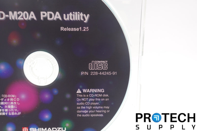 Load image into Gallery viewer, Shimadzu SPD-M20A PDA Utility v1.25 Disc 228-44245-91 NEW with WARRANTY