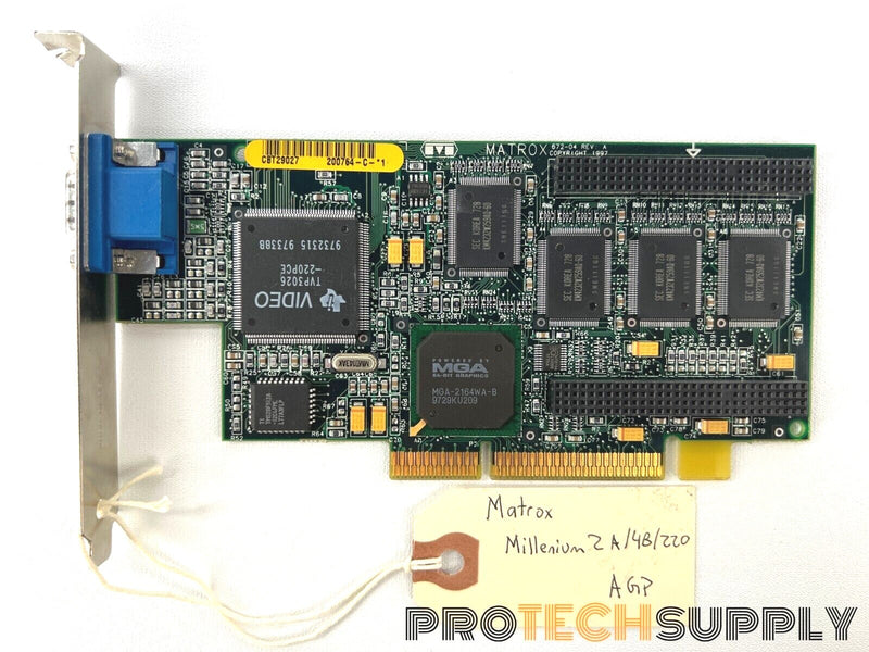 Load image into Gallery viewer, Matrox Millennium 2A/4B/220 Video Card GPU with WARRANTY