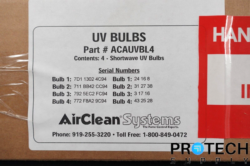 Load image into Gallery viewer, 4/Pk AirClean System ACAUVBL4 UV Bulbs with WARRANTY