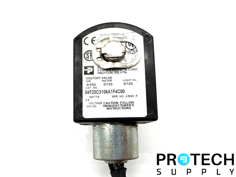 Load image into Gallery viewer, Parker Shutoff Valve 3-Pin 04F20C3106A1F4C80 with WARRANTY