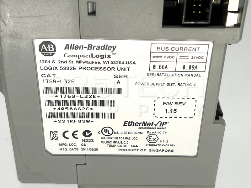 Load image into Gallery viewer, Allen Bradley 1769-L32E Logix 5332E Processor Unit with WARRANTY