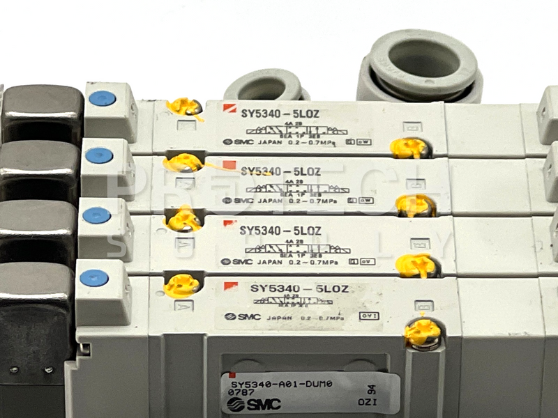 Load image into Gallery viewer, (Assy of 4) SMC SY5340-5LOZ Solenoid Valve GUARANTEED