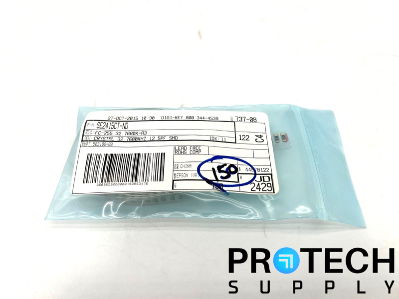 Load image into Gallery viewer, (150/Pk) Epson FC-255 32.7680K-A3 Crystal 32.768MHz 65kOhms with WARRANTY