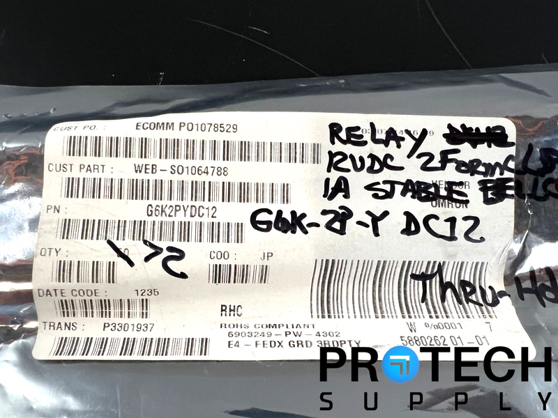 Load image into Gallery viewer, (Pack of 72) Omron G6K2PYDC12 Telecom Relay DPDT NEW with WARRANTY