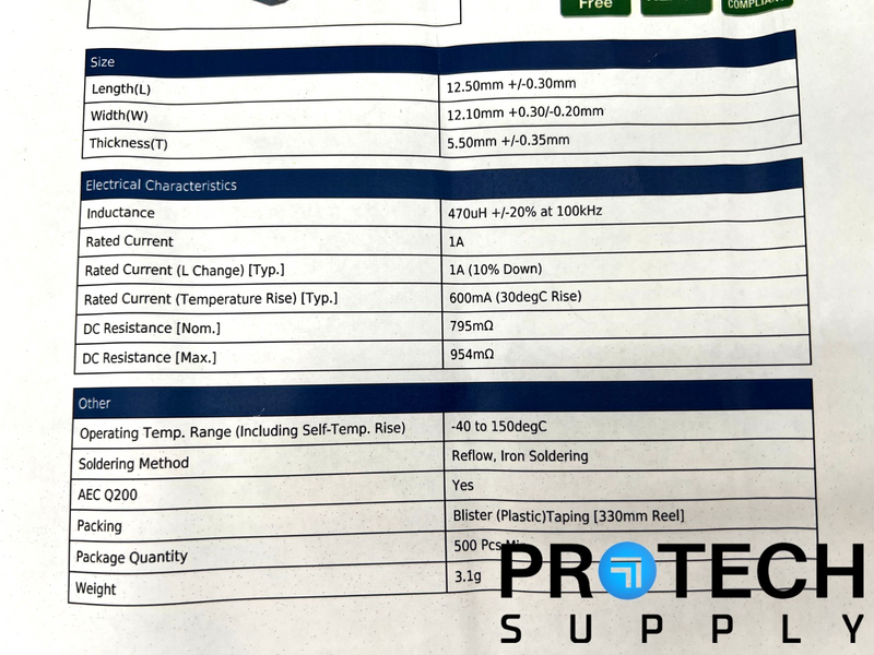 Load image into Gallery viewer, (Pack of 10) TDK CLF12555T-471M-D Shielded Drum Core NEW with WARRANTY