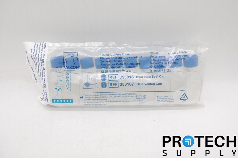 Load image into Gallery viewer, 10/Pk Falcon 353018 Blue Plug Seal Cap 25mL NEW with WARRANTY