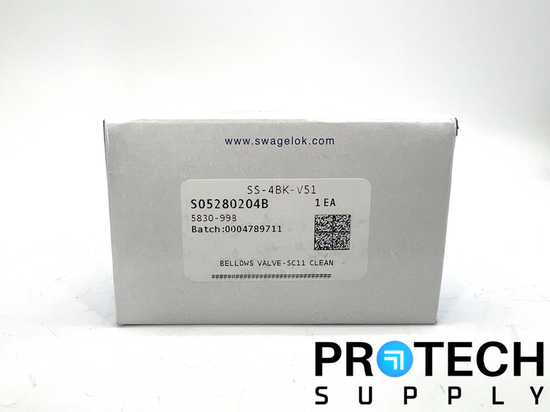 Load image into Gallery viewer, Swagelok SS-4BK-V51 Bellows-Sealed Valves 5830-998 NEW SEALED with WARRANTY