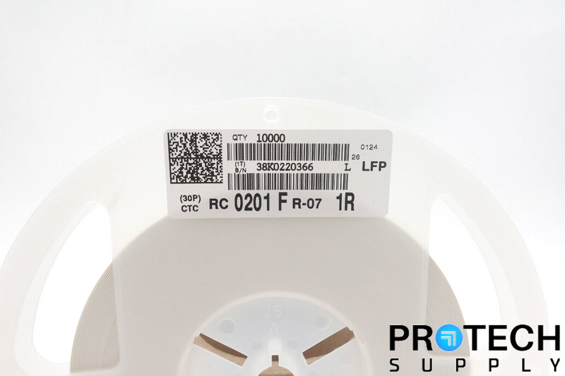 Load image into Gallery viewer, (10000/Reel) YAGEO RC0201FR-071RL Thick Film Resistor 1 Ohms ±1% NEW