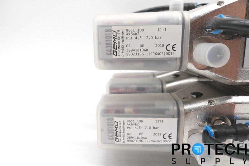 Load image into Gallery viewer, 6x GEMU 9651 10D AX64B2 Diaphragm Valve with M600 Valve Block with WARRANTY