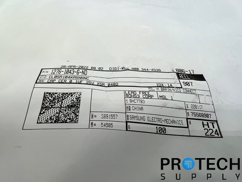 Load image into Gallery viewer, Approx 100 Electro-Mechanics Ceramic Capacitor 1276-1043-6-ND w/ WARRANTY