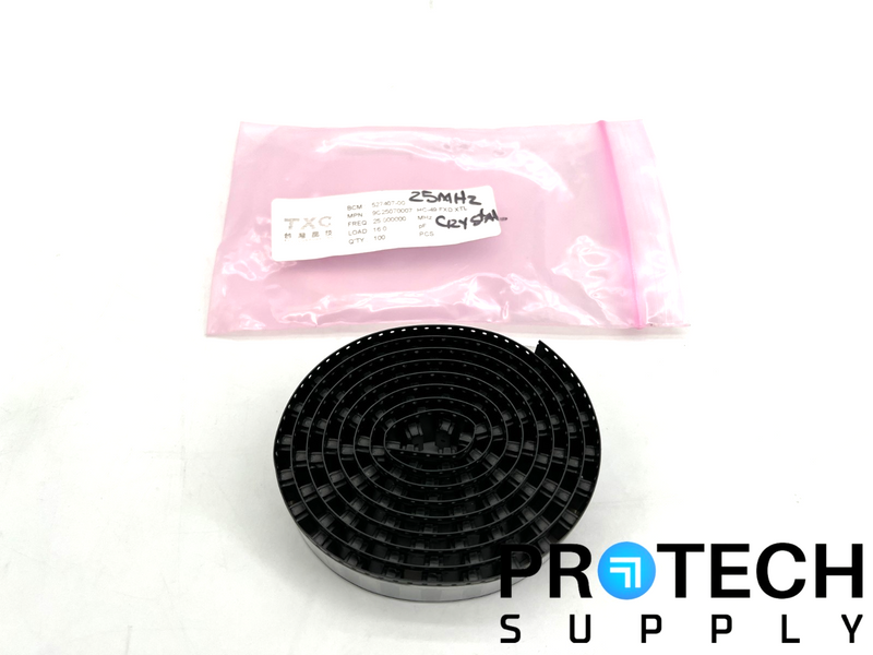 Load image into Gallery viewer, (120/Pk) TXC 9C25070007 Crystal 25MHz 16pF 30Ohms NEW with WARRANTY