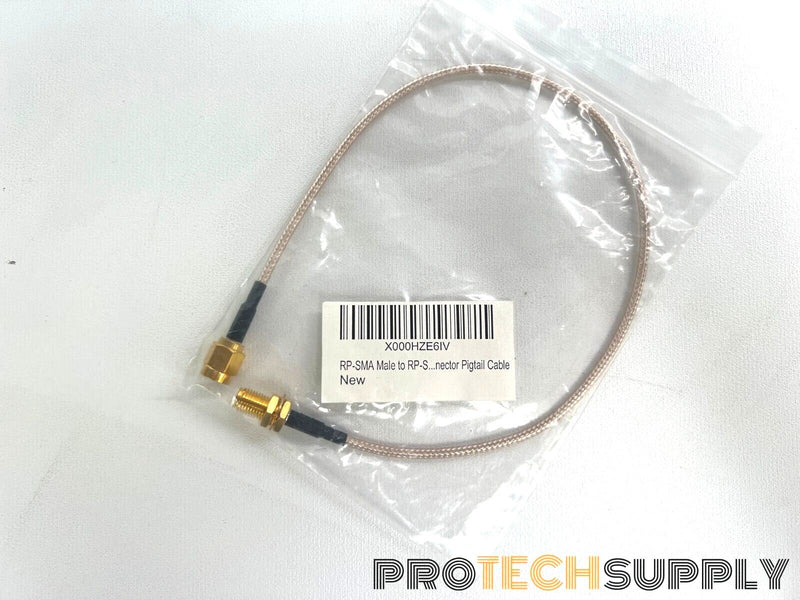 Load image into Gallery viewer, NEW RP-SMA Male to RP-SMA Female Pigtail Cable 12" with WARRANTY