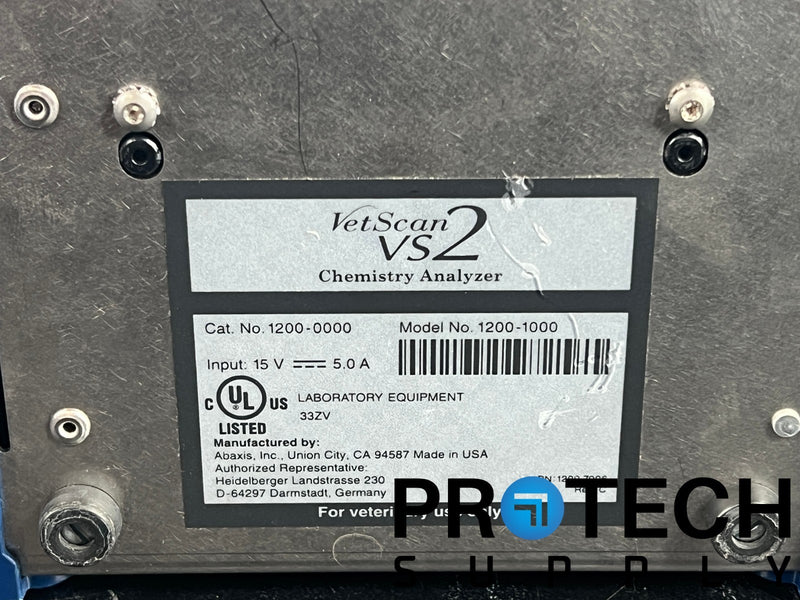 Load image into Gallery viewer, (Lot of 3) Abaxis VetScan VS2 1200-1000 Chemistry Analyzer FOR PARTS / REPAIR