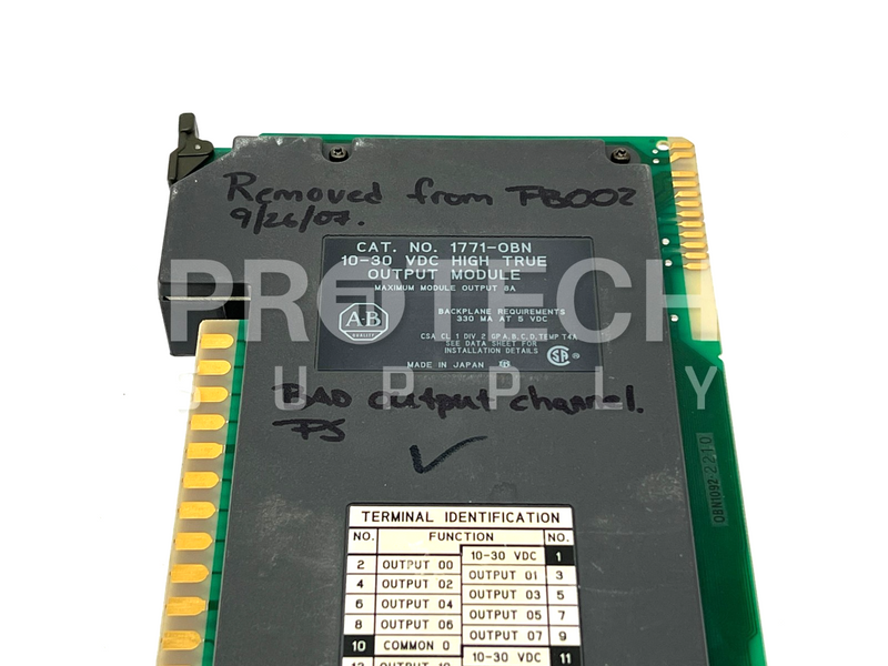 Load image into Gallery viewer, x3 Allen Bradley (2) 1771-OBN Output Module & (1) 1746-OB32 FOR PARTS / REPAIR