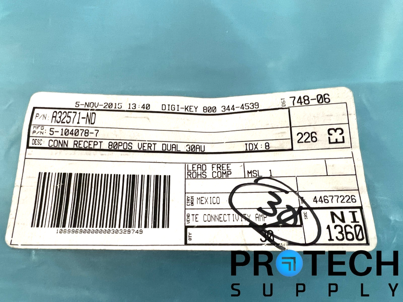 Load image into Gallery viewer, (Pack of 30) TE Connectivity 5-104078-7 Receptacle Connector NEW with WARRANTY