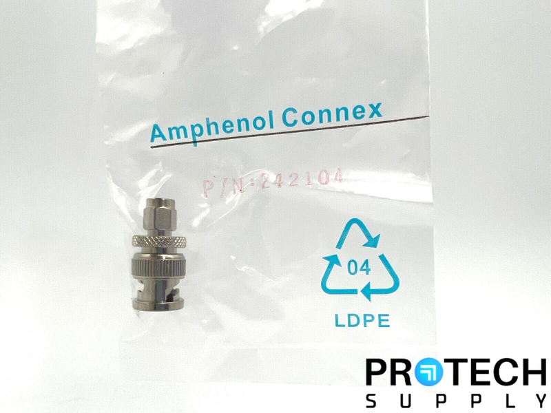 Load image into Gallery viewer, Amphenol 242104 Adapter Coaxial Connector BNC Plug NEW with WARRANTY