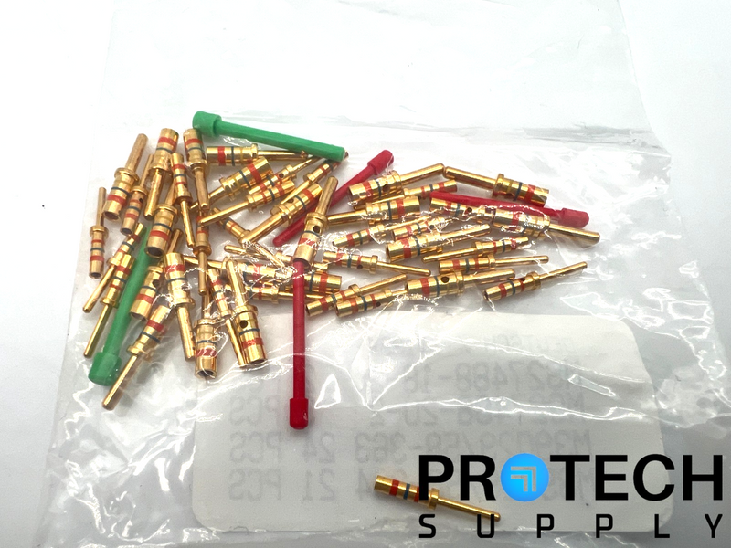 Load image into Gallery viewer, Lot of Amphenol JD38999/24WJ43PN Connectors / Sealings / Crimps with WARRANTY