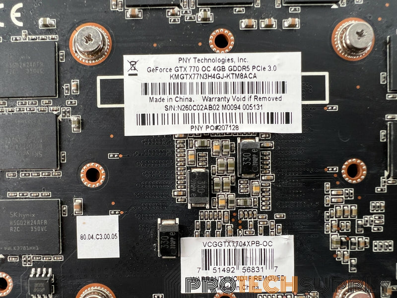 Load image into Gallery viewer, PNY GeForce GTX 770 OC 4GB GDDR5 KMGTX77N3H4GJ-KTM8ACA With WARRANTY