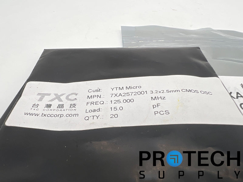 Load image into Gallery viewer, (20/Pk) TXC 7XA2572001 CMOS Oscillator with WARRANTY