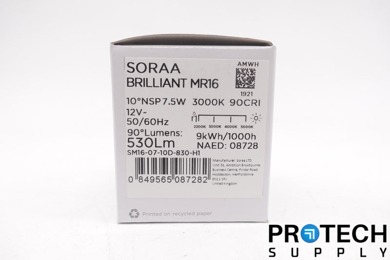 Load image into Gallery viewer, Soraa Brilliant MR16 / Bulb G5.3 3000K 10° / SM16-07-10D-830-H1 NEW w/ WARRANTY