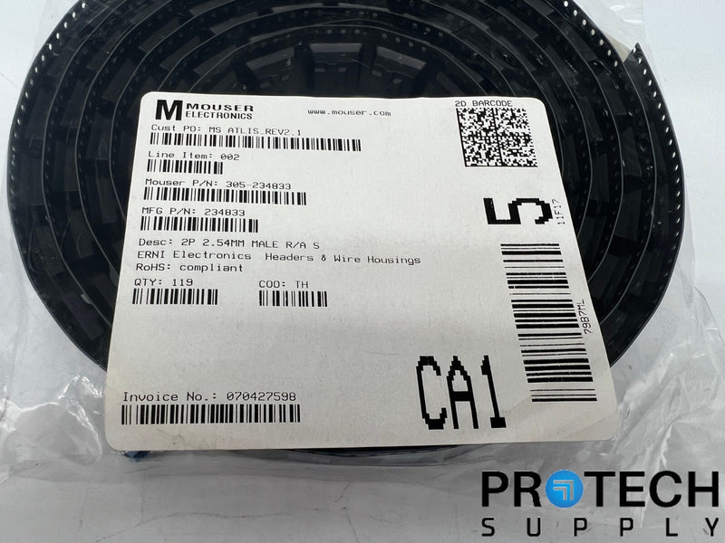 Load image into Gallery viewer, 119/Pk TE Connectivity Connector Header Surface Mount 305-234833 NEW w/ WARRANTY