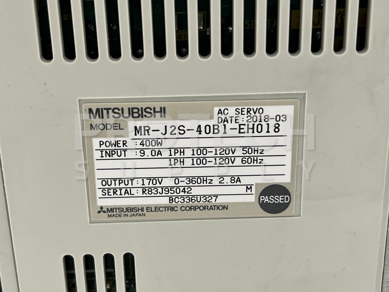 Load image into Gallery viewer, Mitsubishi MR-J2S-40B1-EH018 AC Servo Drives with WARRANTY