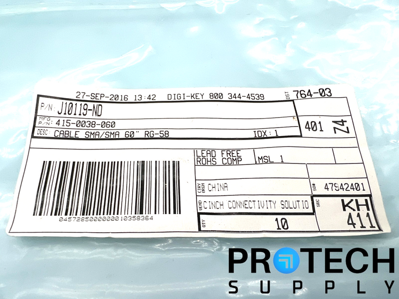 Load image into Gallery viewer, Cinch 415-0038-060 Cable Assembly Coaxial SMA to SMA NEW with WARRANTY