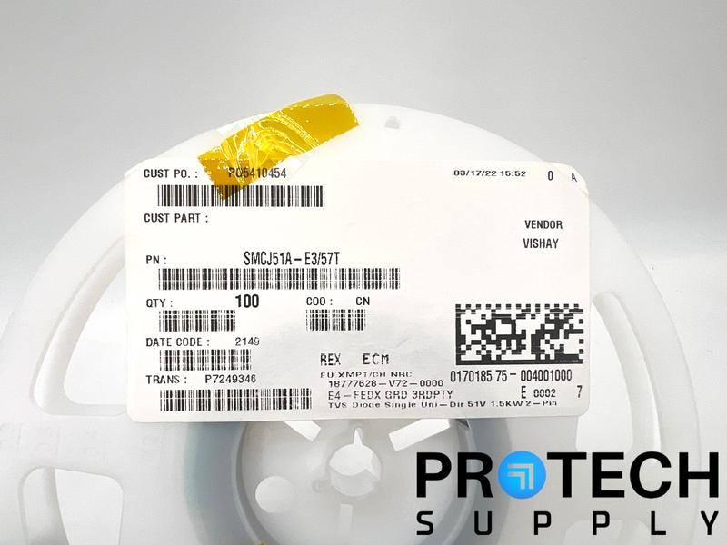 Load image into Gallery viewer, (100/Pk) Vishay General Semiconductor SMCJ51A-E3/57T Diode NEW w/ WARRANTY