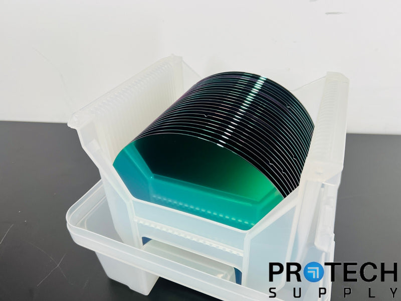Load image into Gallery viewer, Case of (25) 200mm P/B (1-0-0) 5-30 ohm-cm, 725±25µm PRIME SILICON WAFER