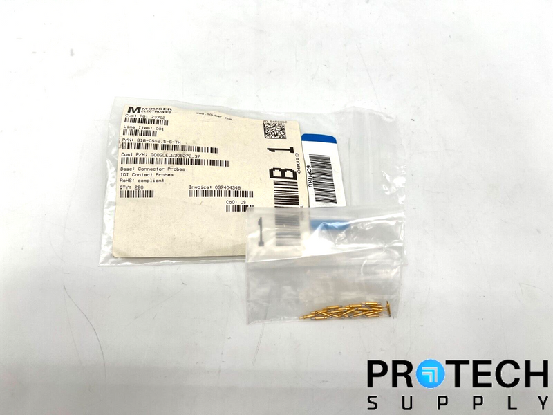 Load image into Gallery viewer, 21/Pk Mouser Electronics Contact Connector Probes 818-CS-2.5-6-TH with WARRANTY