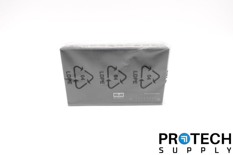 Load image into Gallery viewer, Milan Mil-S800i-v2 8 Port Ethernet Port Switch with WARRANTY
