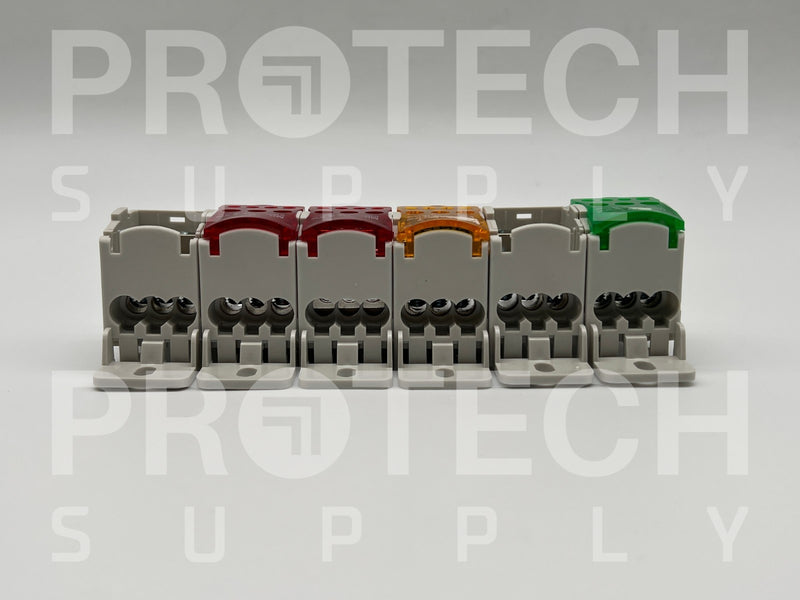 Load image into Gallery viewer, (Lot of 6) MK Electric UKK80 Unipolar Distribution Terminal Block with WARRANTY
