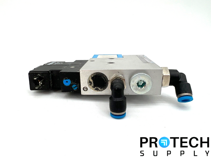 Load image into Gallery viewer, Assy Festo VADMI-140 Vacuum Generator + MSOEB-3-24V Solenoid Valve w/ WARRANTY