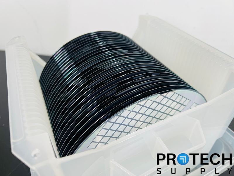 Load image into Gallery viewer, Case of (25) 200mm P/B (1-0-0) 5-30 ohm-cm, 725±25µm PRIME SILICON WAFER
