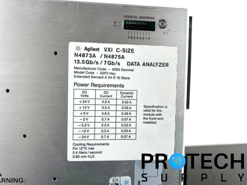 Load image into Gallery viewer, Agilent N4873A-CFG001 VXI C-Size Data Analyzer Module with WARRANTY