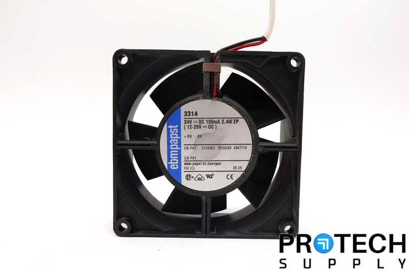 Load image into Gallery viewer, Ebmpapst 3314 24DC Cooling Fan 100mA 92 x 92mm with WARRANTY